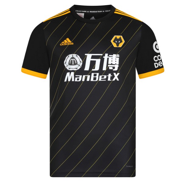 Maillot Football Wolves Exterieur 2019-20 Negro